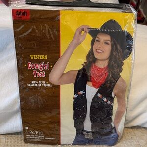 Western Cowgirl Vest Costume for Kids